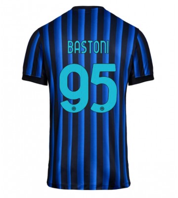 Inter Milan Alessandro Bastoni #95 Hjemmebanetrøje 2025-26 Kortærmet